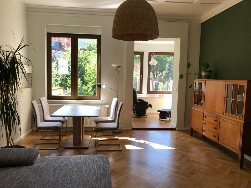 Ferienwohnung An Der Gruenen Clara Erfurt Exteriör bild